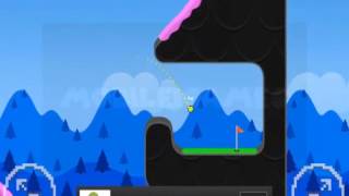 Flappy Golf Sticky Land Hole 4 Gold Star Walkthrough [upl. by Adnorhs942]