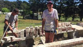 Watch Berrima bricky Sheree Canham practice for the world bricklaying championship [upl. by Chow]