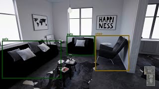 Object Detection with YOLOv2  Tensorflow UE4 Tech Demo [upl. by Habeh]