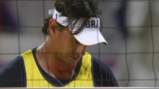 Beach Volleyball Mens Quarterfinals  Germany v Brazil Full Replay  London 2012 Olympics [upl. by Yrelbmik]