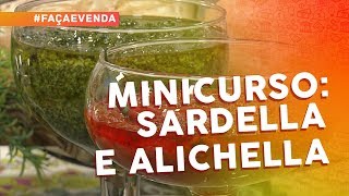 Minicurso de pastas e antepastos sardella e alichella [upl. by Eelime]