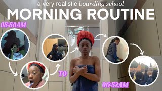 a very realistic boarding school MORNING ROUTINE [upl. by Atelra]