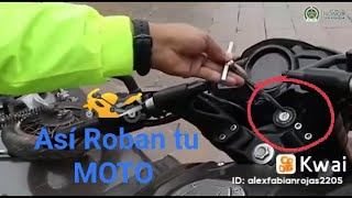 Así roban Motos  la mejor Alarma GPS para Moto de Bogotá precio y características 2022 [upl. by Hollerman881]