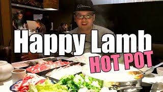 ALL YOU CAN EAT HOT POT Buffet  HAPPY LAMB  Naperville IL [upl. by Vocaay]