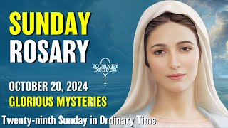 Sunday Rosary Glorious Mysteries of the Rosary 💙 October 20 2024 VIRTUAL ROSARY [upl. by Iline]