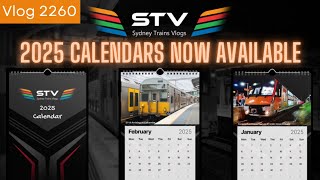 Sydney Trains Vlog 2260 2025 Calendars Now Available [upl. by Druci]