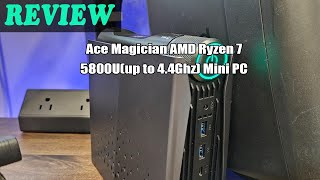 Review Ace Magician AMD Ryzen 7 5800Uup to 44Ghz Mini PC 2023 [upl. by Brose608]