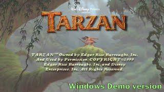 Disneys Action Game Tarzan Demo Windows game 1999 [upl. by Nnylamme42]