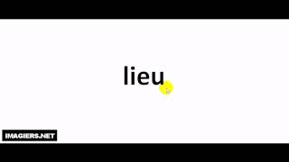 French pronunciation  lieu [upl. by Gunner591]