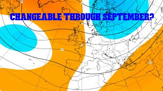 Changeable for SeptemberECMWF 42 day forecast [upl. by Yatnuahs]