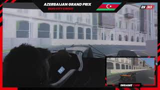 Hotlap Grand Prix van Azerbeidzjan in Baku F1 2021 met Rudy van Buren  RacingNews365 [upl. by Eesak875]