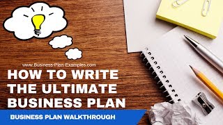 Business Plan Example  How To Write A Business Plan [upl. by Audwen]