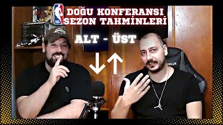 NBA Doğu Konferansı 202425 Sezon Tahminleri  Alt  Üst Golvar [upl. by Ainslee]