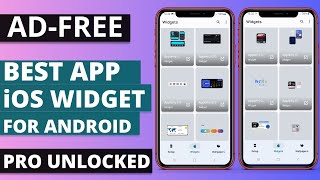 Best Free iOS Widget App for Android [upl. by Nolly]