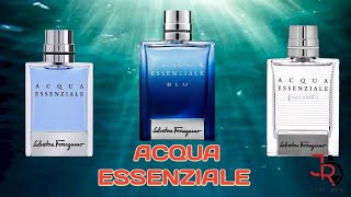 ACQUA ESSENZIALE ACQUA ESSENZIALE BLU Y ACQUA ESSENZIALE COLONIA DE SALVATORE FERRAGAMO RESEÑA [upl. by Selry]