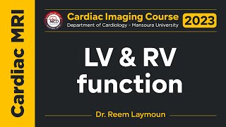 LV amp RV function  Dr Reem Laymoun [upl. by Egedan]