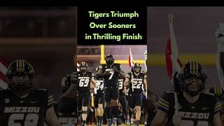 Tigers Triumph Over Sooners in Thrilling Finish MissouriTigers oklahoma college game SportsNews [upl. by Kuhlman351]