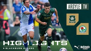 Highlights  Plymouth Argyle 30 Blackburn Rovers [upl. by Argela213]