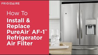 How to Replace amp Install PureAir® AF1™ Refrigerator Air Filter [upl. by Akimad892]