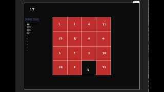 How To Solve a 4x4 Sliding Puzzle Easily and in under a minute [upl. by Aseram]