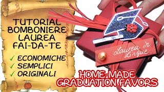 Tutorial Bomboniere Laurea Faidate  Idea Bomboniere Laurea [upl. by Aridan974]