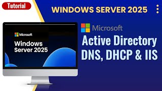 StepbyStep Windows Server 2025 Setup Active Directory DNS DHCP amp IIS [upl. by Korten902]