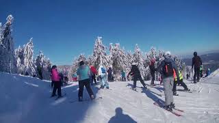 Zieleniec Ski Arena  trasy niebieskie dla początkujących 2023 [upl. by Ormand795]