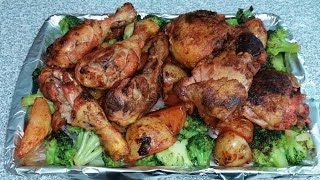 Pollo rostizado sin horno en sartén listo para negocio más fácil imposible [upl. by Aicitan]