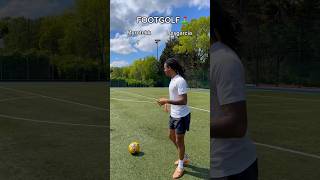 FOOTGOLF CHALLENGE ☀️⛳️ SUBSCRIBE FOR MORE 🫶🏽 football soccer viral futbol footgolf [upl. by Estella]