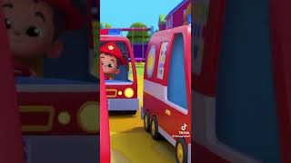 Fire Truck Nursery Rhyme firstleaningstep [upl. by Margarethe]