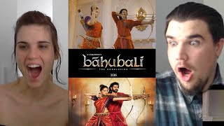 BAHUBALI 2 Arrow Scene  Prabhas and Anushkha  Three Arrows Scene REACTION  Aussie Dillon [upl. by Siubhan]