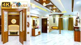 Traditional 3BHK Interior  Ramky One Galaxia  Nifty Interiors  MDR STUDIO [upl. by Justus]