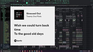 Twenty One Pilots  Stressed Out Fl Studio Instrumental Remake [upl. by Jodi]