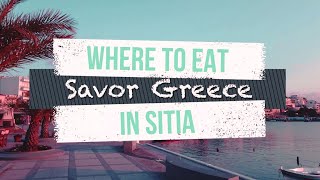 Where to eat in Sitia 6 restaurants and Tavernas in Sitia Crete [upl. by Dovev]