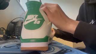 Shoebarru Jordan 4 Pine Green SB Review by FlySneakz™ [upl. by Nils790]