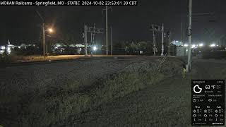 MOKAN Railcams Springfield Missouri BNSF Thayer North Subdivision MP 20470 RECURRENT STREAM [upl. by Tia]