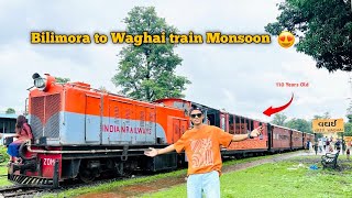 Most Beautiful Train 🚂 Journey bilimora to waghai 😍 [upl. by Sdlonyer]