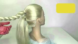 Lang Haar Opsteken Stap Voor Stap  Haar Kapsels Tutorials [upl. by Anetta]