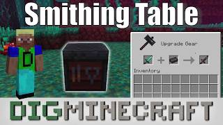 Smithing Table in Minecraft New Features [upl. by Jarlathus605]