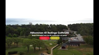 Bedinge GK  Golfpaket med boende i Skåne  Öppet året runt för golfälskaren [upl. by Pierette]