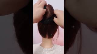 Amazing hairstyle learn very easily 😍 hairstyle hair haircolour haircut makeup shorts [upl. by Wyn]