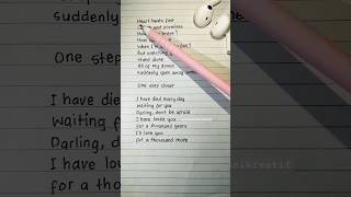 Lets sing and learn English A Thousand Years Verse1PreChorusChorus  Christina Perri shorts [upl. by Restivo]