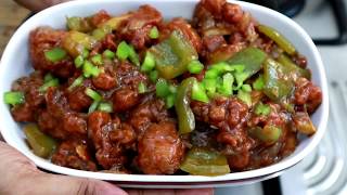 Gobi Manchurian Gravy in Malayalam  Restaurant Style Gobi Manchurian Recipe [upl. by Yellah]