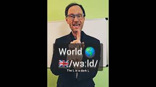 Pronounce WORLD 🌎 wɜːld in BRITISH ENGLISH 🇬🇧 english hablaingles englishaccent learnenglish [upl. by Lauren]