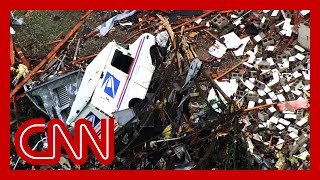 Drone footage shows devastating aftermath of Oklahoma tornadoes [upl. by Akcira]