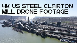 4K Video Clairton Mill  Aerial Drone Footage  Clairton PA [upl. by Verge]