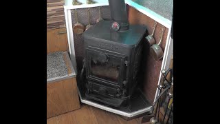 Narrowboat Morso Stove Polish 155 [upl. by Elyk]