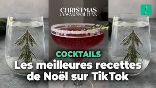 Ces recettes de cocktails de Noël virales sur les réseaux sociaux [upl. by Ahsinoj]