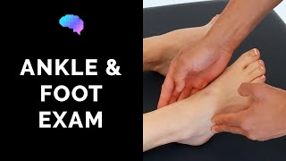 Ankle and Foot Examination  OSCE Guide  UKMLA  CPSA [upl. by Minna]