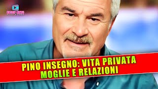 Pino Insegno Vita Privata Moglie e Relazioni [upl. by Mart]